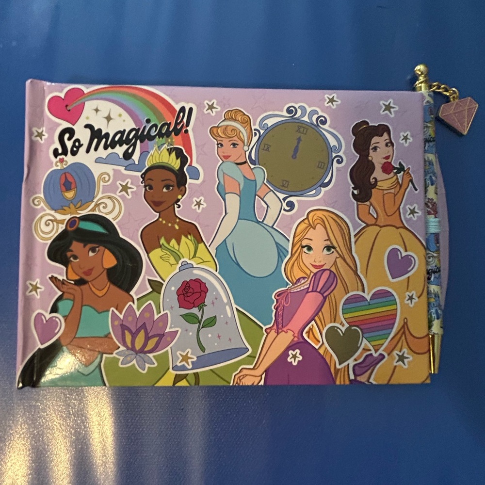 Disney World Princess Signature Book with Pen